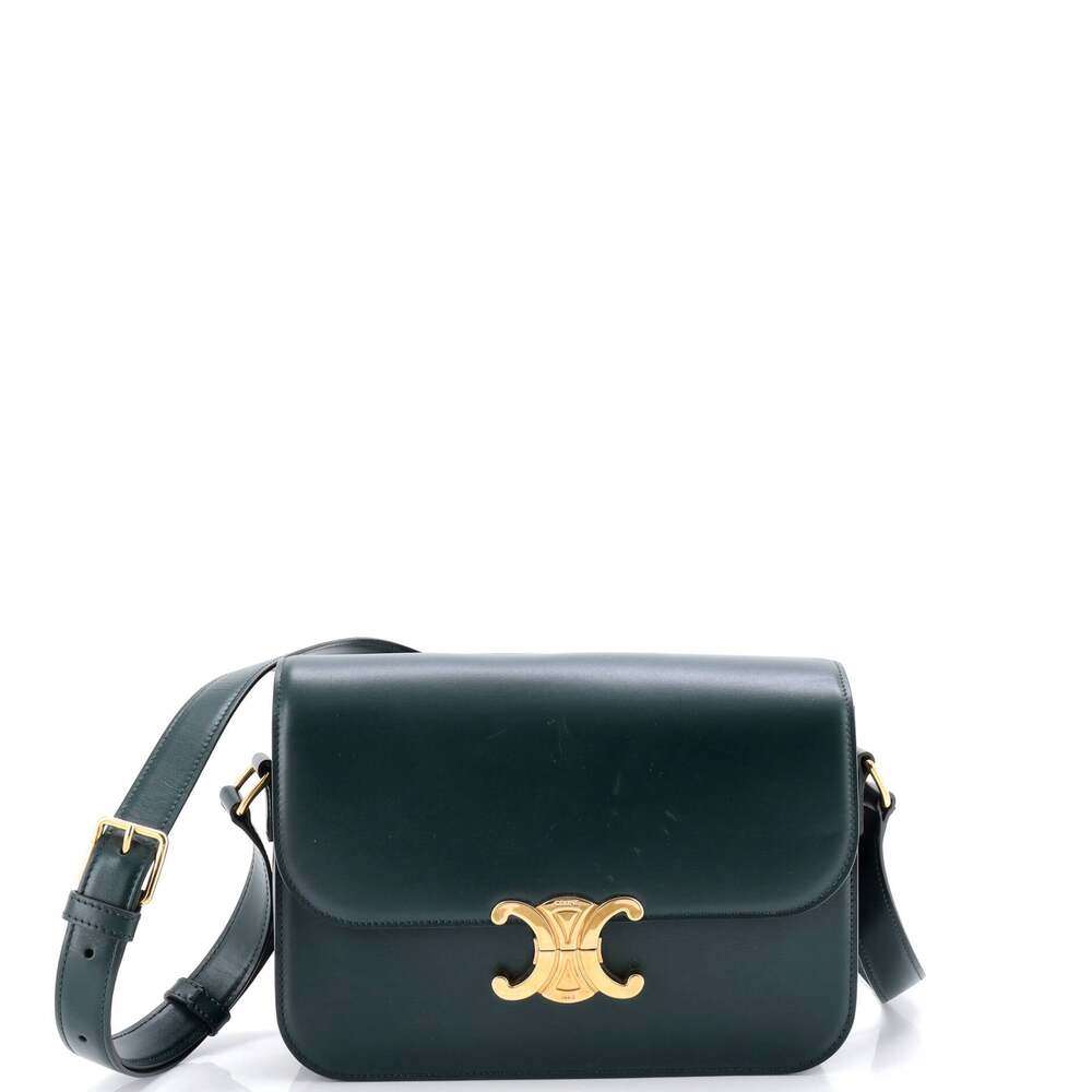 Celine Triomphe Shoulder Bag Smooth #248597C23B - Picture 1 of 7